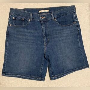 Levi's Classic Blue Denim Shorts